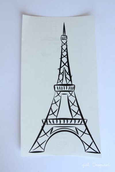 Эйфелева башня Париж для срисовки