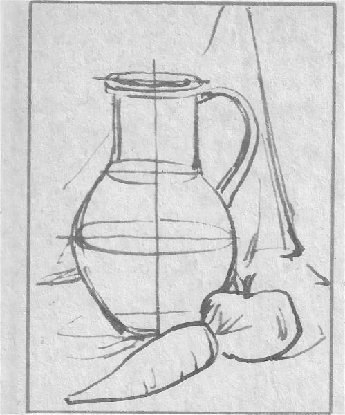 Этапы рисования натюрморта карандашом