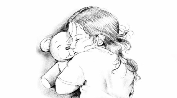 Рисунок мамы для срисовки