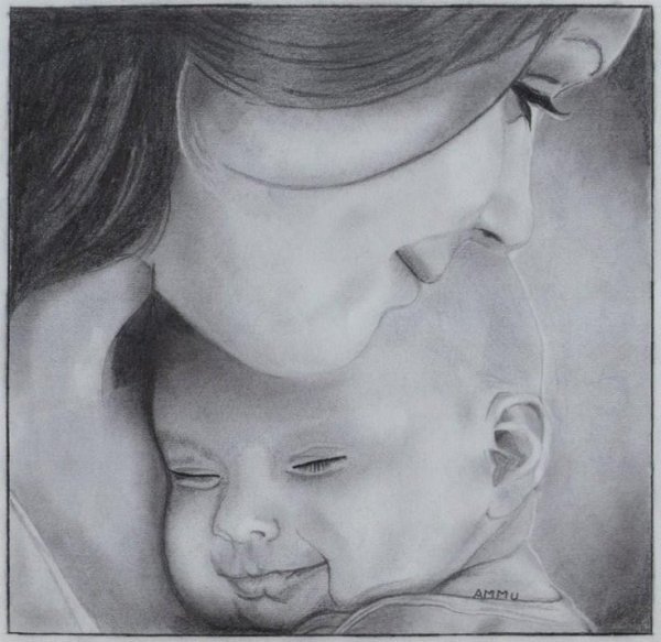 Красивый рисунок для мамы