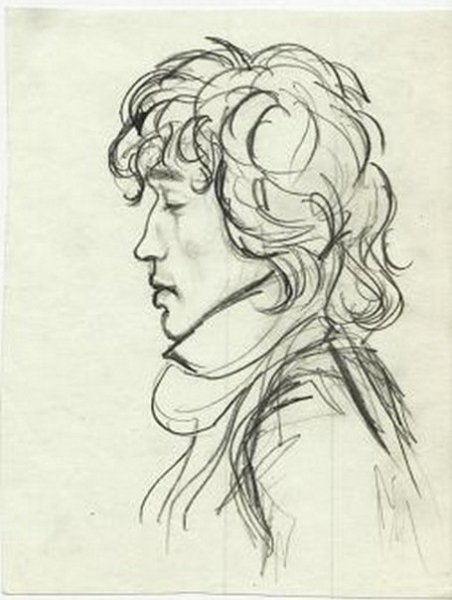 Виктор Цой для срисовки