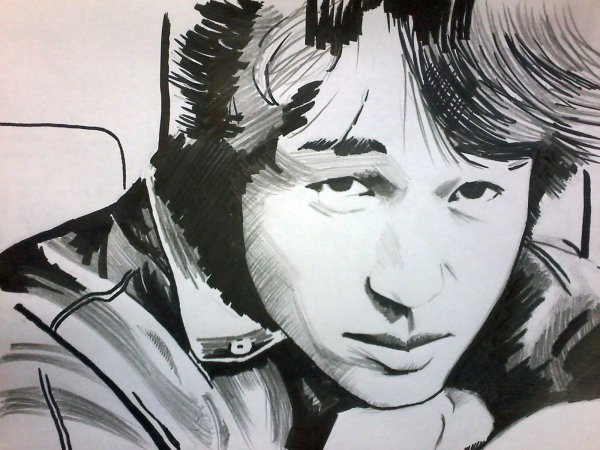 Виктор Цой Наброски