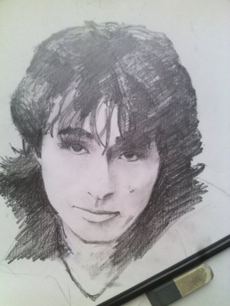 Виктор Цой фотопортрет