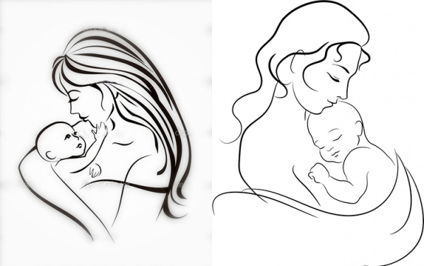 Рисунок ко Дню матери