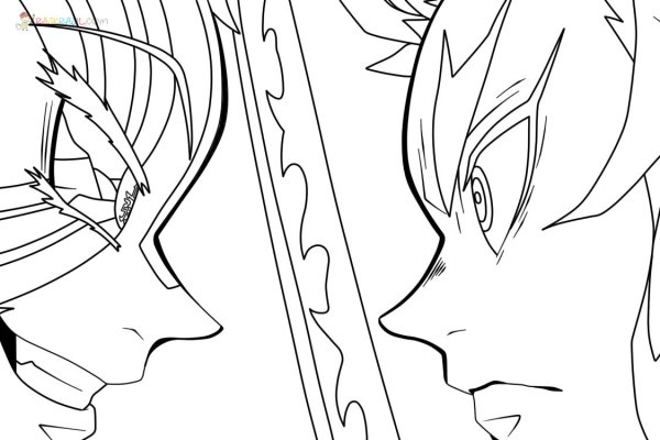 Аниме картинки для срисовки