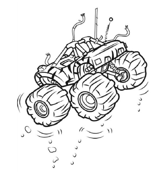 Машинка рык раскраска