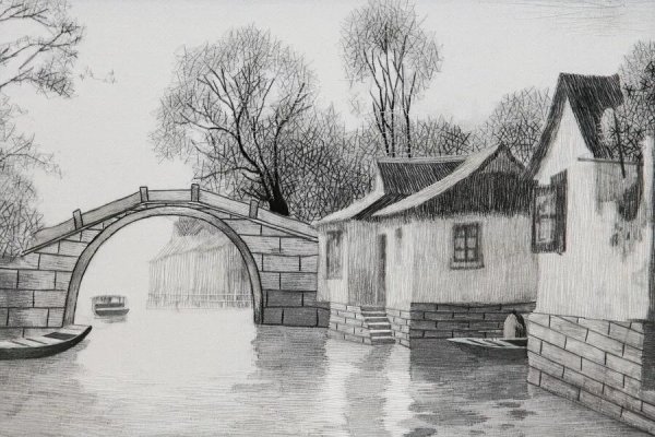 Рисунки для срисовки город