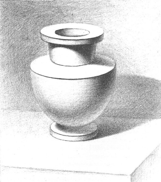 Рисование Крынки карандашом