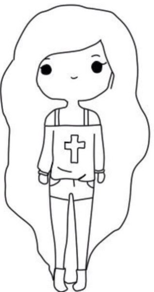 Раскраски для девочек для срисовки