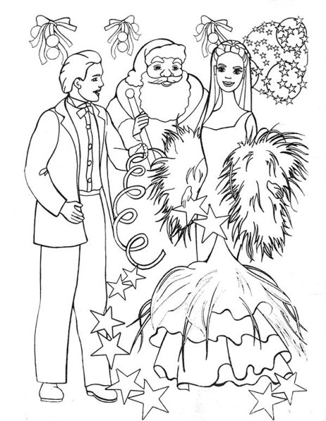 Маскарад раскраска для детей