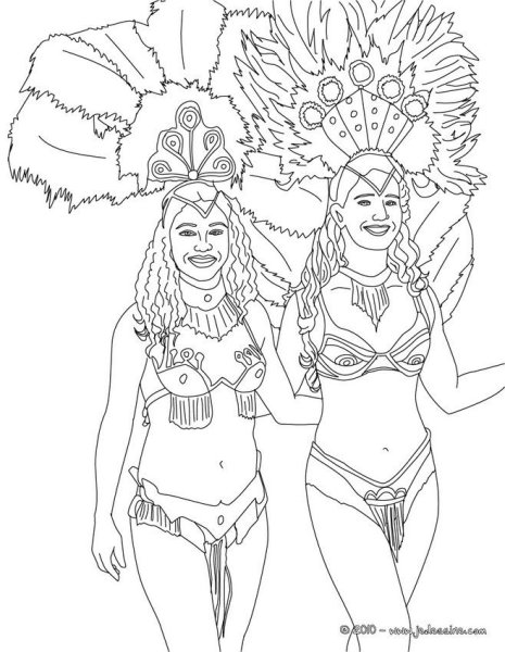 Карнавал рисунок карандашом