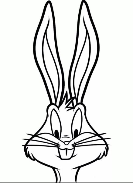 Багз Банни раскраска