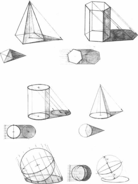 Куб пирамида шестигранная Призма