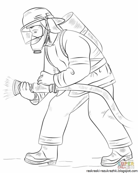 Раскраска спички детям не игрушка