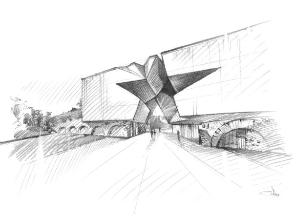 Брестская крепость рисунок