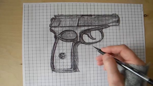 Беретта пистолет чертеж