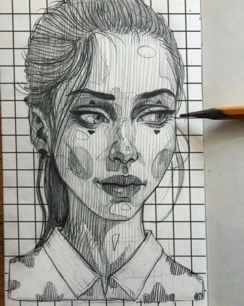 Необычные портреты карандашом