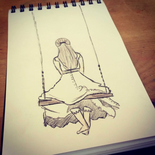 Рисунки для скетчбука легкие люди