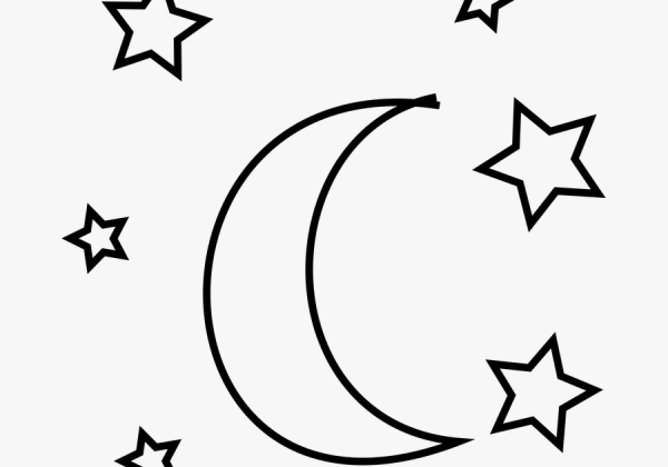 Раскраска ночь