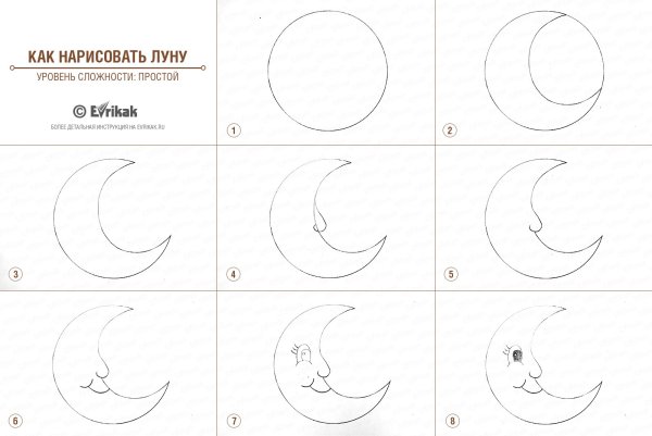 Раскраска ночь