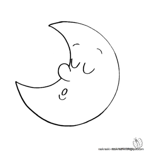 Полная Луна тату эскиз