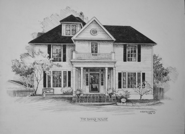 Эскиз коттеджа