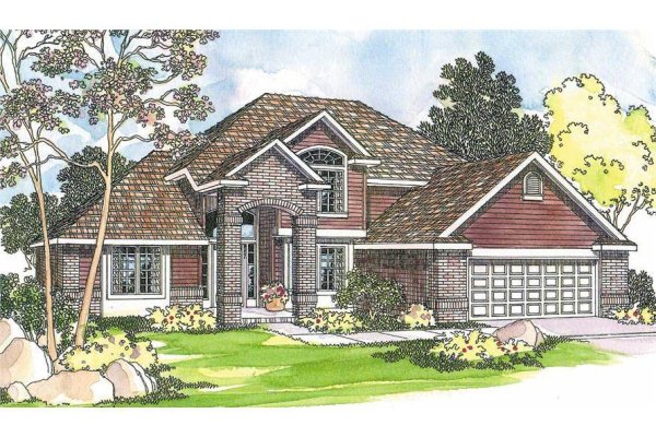 Нарисовать американский дом