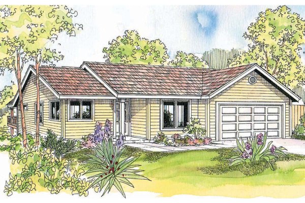 Дачный домик карандашом