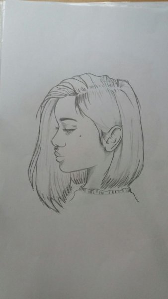 Каре карандашом