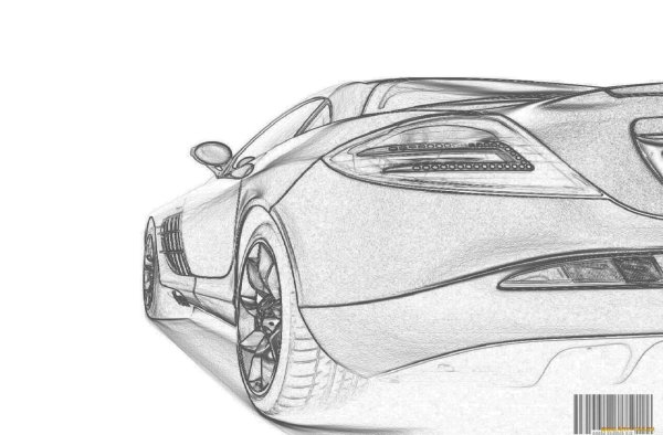 Машина карандашом