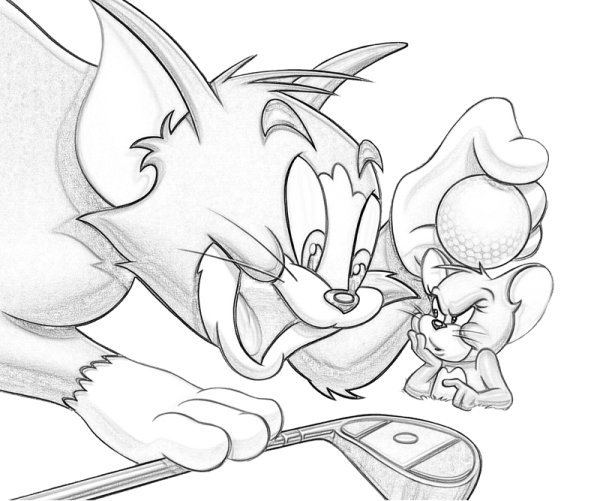 Джерри рисунок карандашом для срисовки