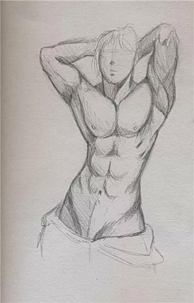 Эскиз мужского тела