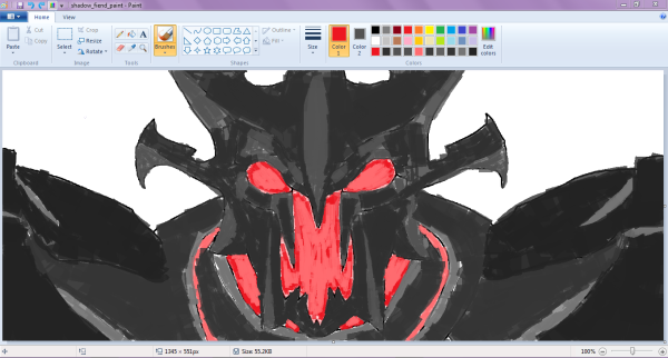 Shadow Fiend 3д из бумаги