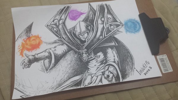 ИНВОКЕР дота 2 рисунок