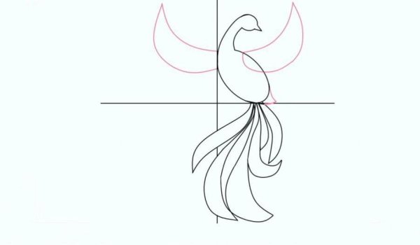 Рисование с детьми Сказочная птица