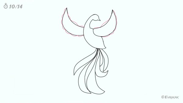 Волшебная птица рисование в подготовительной группе