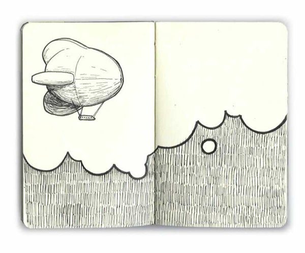 Простые рисунки в скетчбук