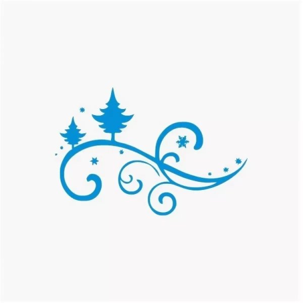 Орнамент легкий зимний