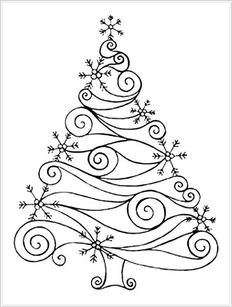 Новогодние узоры для рисования