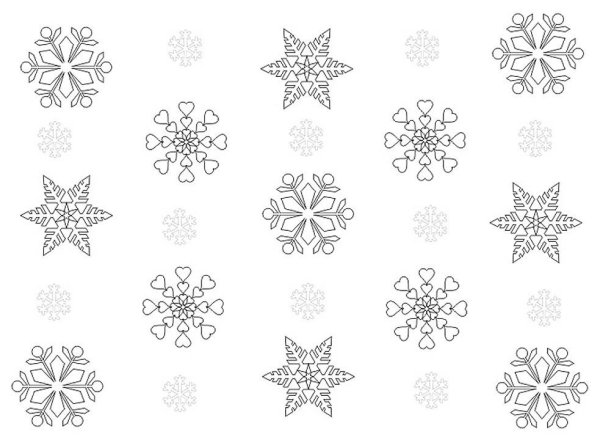 Снежинка рисунок