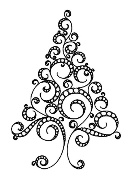 Новогодние узоры для рисования