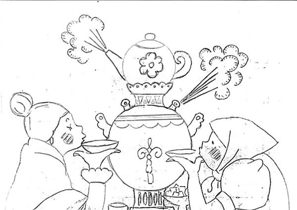 Рисунки на Масленицу легкие