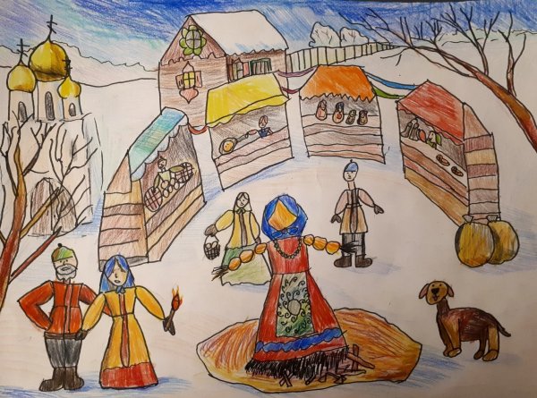 Эскиз народного праздника