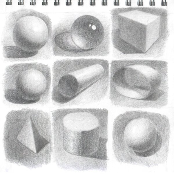 Геометрические фигуры Светотень