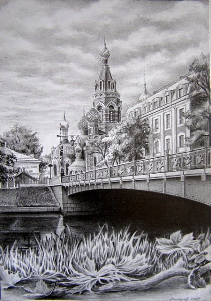 Архитектура Петербурга карандашом