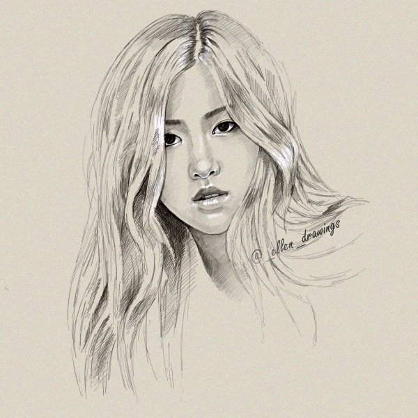 BLACKPINK Jennie скетч