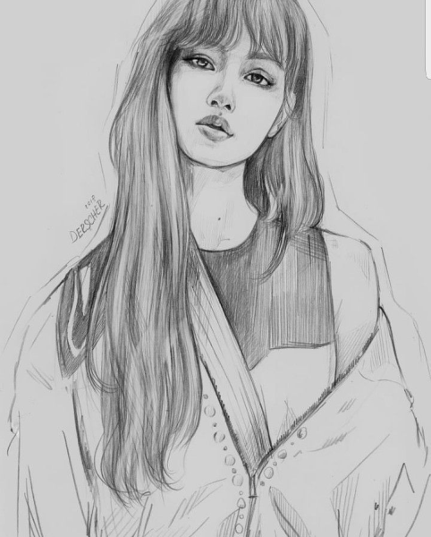 Lisa BLACKPINK портрет