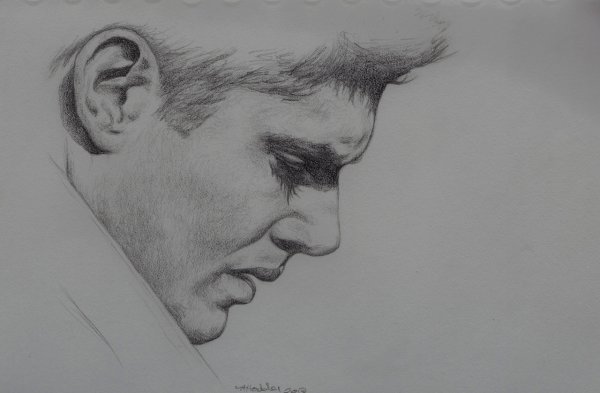 Портрет карандашам с эффектами