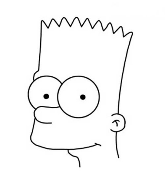Барт симпсон портрет