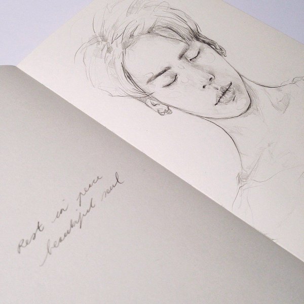 Ким ДЖОНХЕН рисунок карандашом